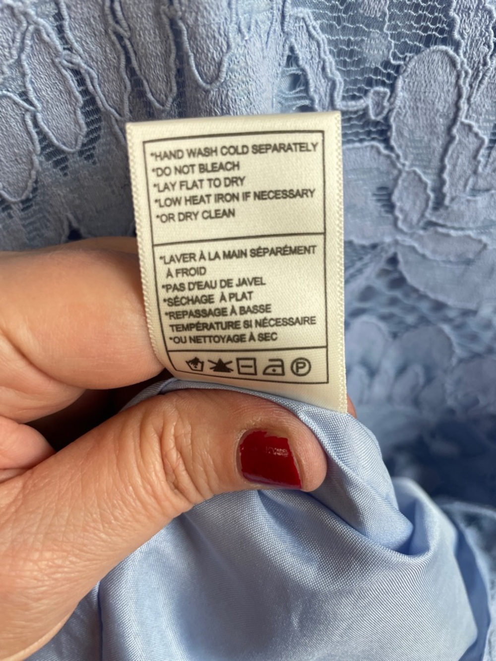 NWT BB Dakota Nordstrom Light Blue Lace V-Neck Cap Sleeve Mini Dress S - Picture 8 of 12